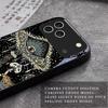 Magic Mushrooms Art For Apple Black Phone Case For iPhone 17 16 15 14 13 12 Mini 11 Pro Max 17 Air 7 8 Plus XR Glass Back Cover