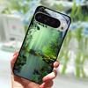 Modische Glas Hülle Für Google Pixel 9 Pro XL Gehärtetes Glas Schwarze Handy Hülle Für Google Pixel 9a Pixel9 Funda Schutz Hüllen