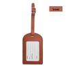 Multicolor Leather Airplane Boarding Pass Suitcase Tag