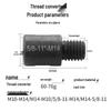 Drill Bit Adapter: M10/M14 To American Thread for Angle Grinder