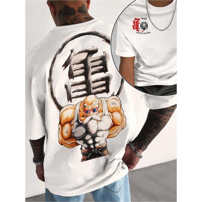 

Anime Summer T-shirt Harajuku Men s Fitness Retro Street Dress XS