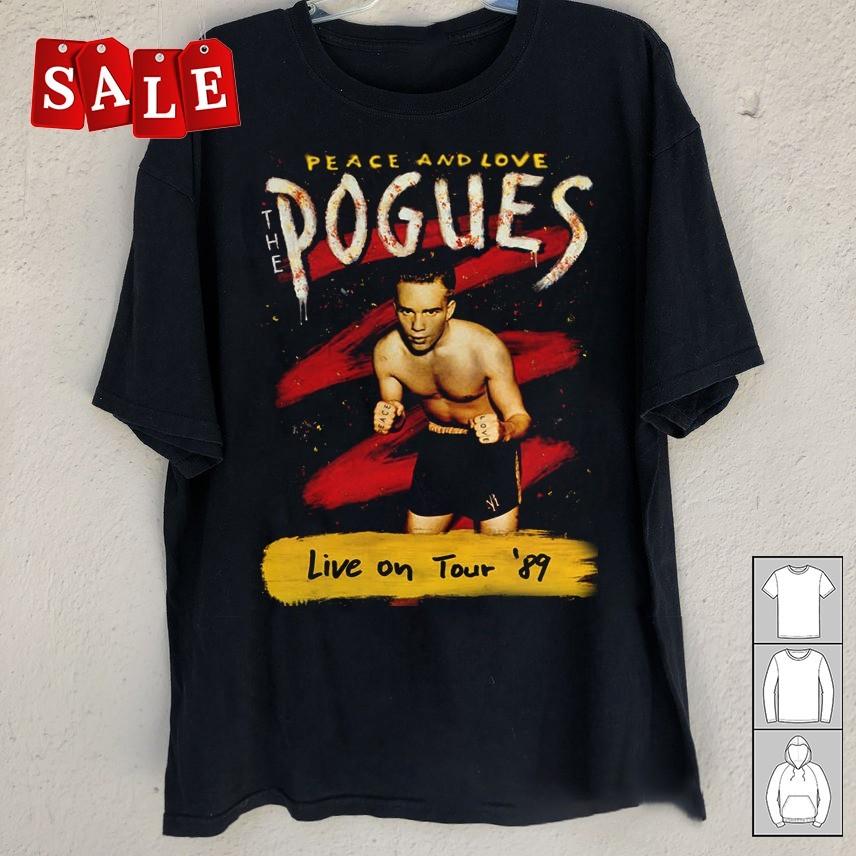 Hot The Pogues band Peace and Love Gift For Friends Unisex S-5XL Shirt JM51 Unisex T-Shirt XXXXL