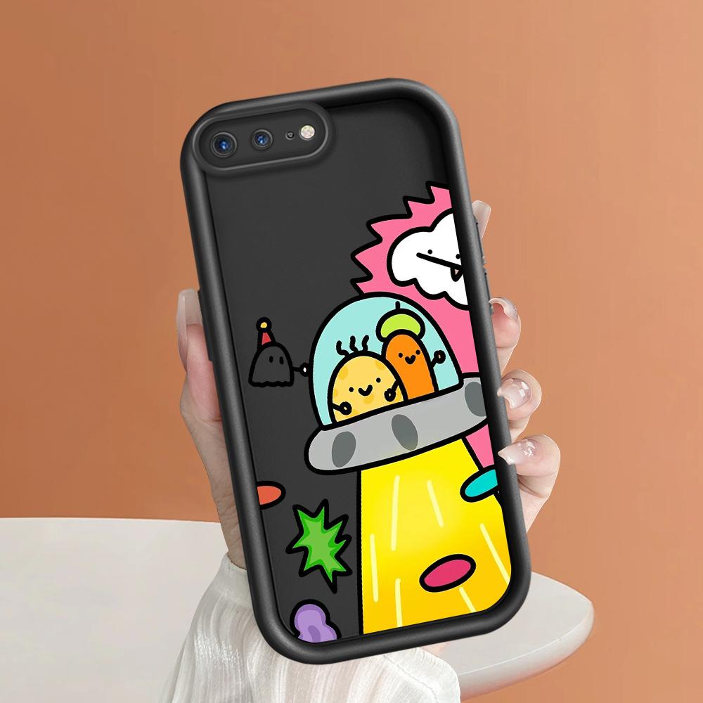 Cute Cartoon Phone Case for iPhone Samsung Galaxy Xiaomi Redmi POCO HUAWEI Honor Shockproof Rubber Soft Flexible Cover Casing