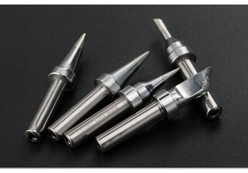 High-Frequency Purple Copper Electric Soldering Iron Tip 203H BY200 - Knife, Horse Hoof, and Round Shapes