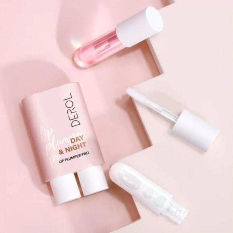 DEROL - 2 in 1 Day & Night Lip Plumper Oil Pro