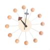 Chic Wooden Wall Clock with Timeless for Home Decor