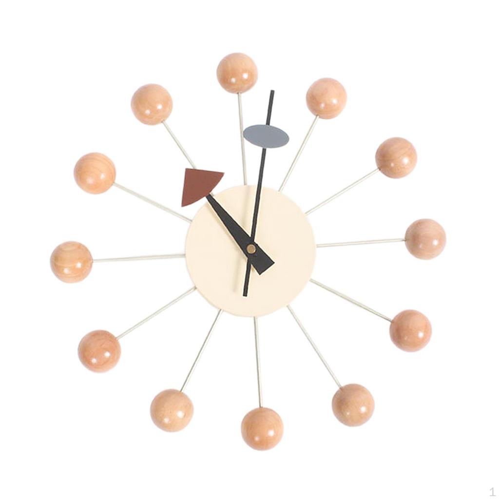 Chic Wooden Wall Clock with Timeless for Home Decor