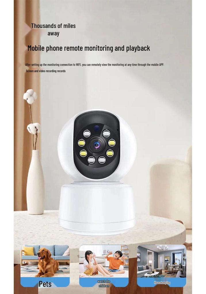 HD Night Vision Indoor WiFi Camera
