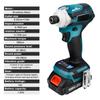 10000rpm Portable Electric Screwdriver Household Repair Impact Driver Tool Cordless Brushless Impact Drill