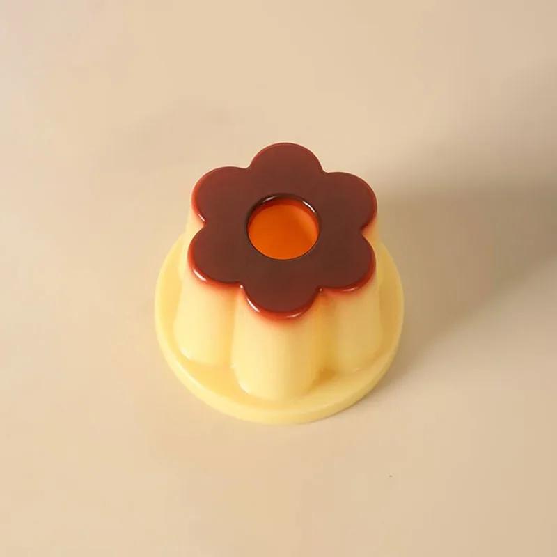 1 Stück Kreativer Pudding Stifthalter Niedlicher Pudding Stifthalter Geburtstagsgeschenk Kreativer Schreibtisch Mädchenherz Kleine Dekoration