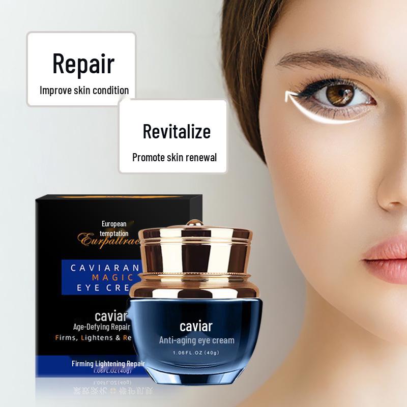 Caviar Anti-Aging Eye Cream: Firming, Moisturizing, Reduces Eye Bags, Fine Lines & Dark Circles