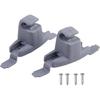 Sun Visor Clip Fit for BMW Sun Visor Clip Grey Parts Replacement Sun Visor Fit for BMW 325xi/323i/330xi 51168243575 E46/M3/323Ci/328Ci Sun Visor