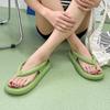 Sommer Paar Flip-Flops Dicke Sohle Rutschfest Clip-On Strandpantoffeln Offene Zehen Lässige Outdoor-Sandalen für Damen Herren