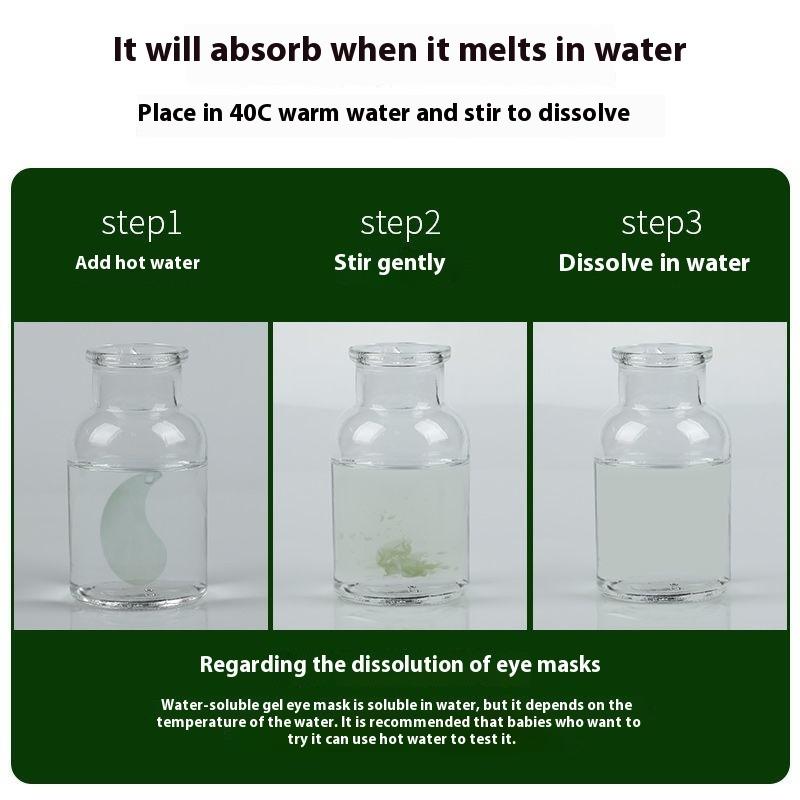 60 Stück feuchtigkeitsspendende grüne Augenmaske zur Feuchtigkeitsversorgung mit Algen