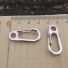 Outdoor Mini Portable Carabiner Hook Stainless Steel Keychain Buckle Release Keyring Tents Spring Snap Hook