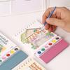 20 Sheet Sketchbook Drawing Picture Book Painting Brush Set Gouache Painting for Students Kids DIY Coloring Book Art Kit
