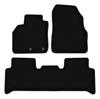 BASIC Black Velour Floor Mats For: Renault Grand Scenic II Minivan (2003-2009)