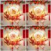 Vietnamese Spring Festival Decorations Paper Flowers Hanging Ornament 2026 New Year Home Decoraitons Room Wall Decor