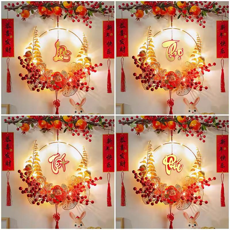 Vietnamese Spring Festival Decorations Paper Flowers Hanging Ornament 2026 New Year Home Decoraitons Room Wall Decor