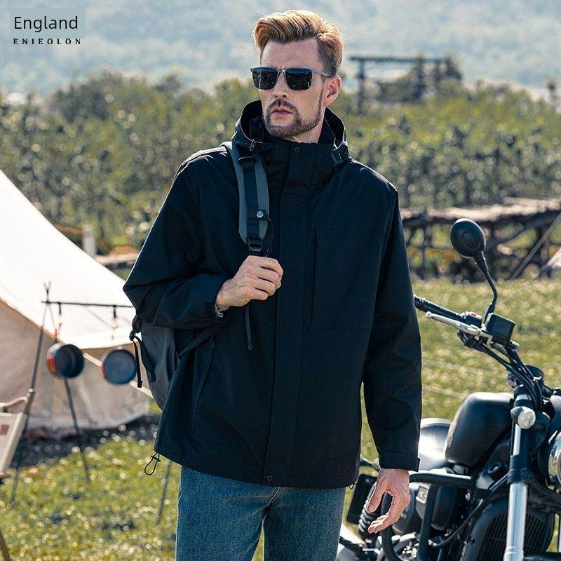 Spring Leisure Removable Hooded Outdoor Shell Jacket