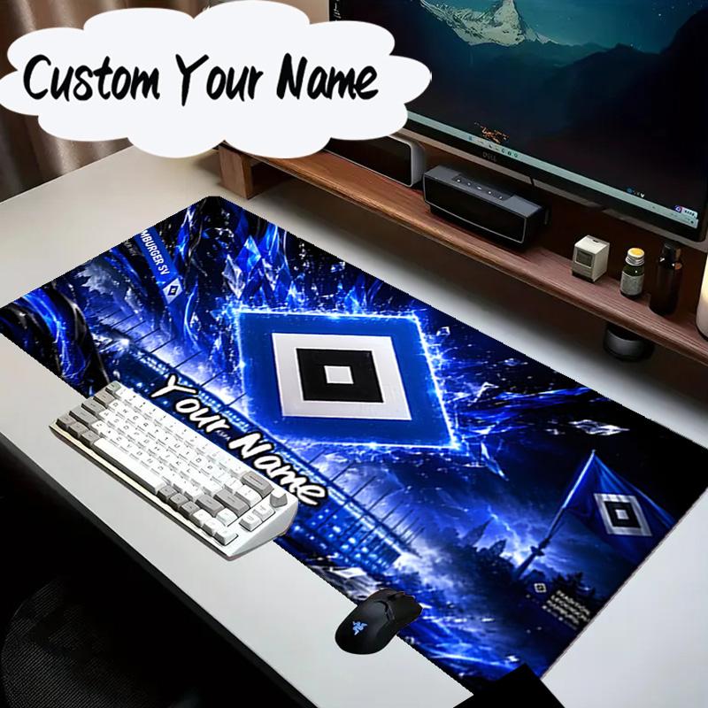 Custom Name Mouse Pad Hsv Stadium Lights Mouse Pad Desk Mat, Non-Slip Rubber Backer Pad For Computer Notebook Gaming Mouse Pad Birthday Gift