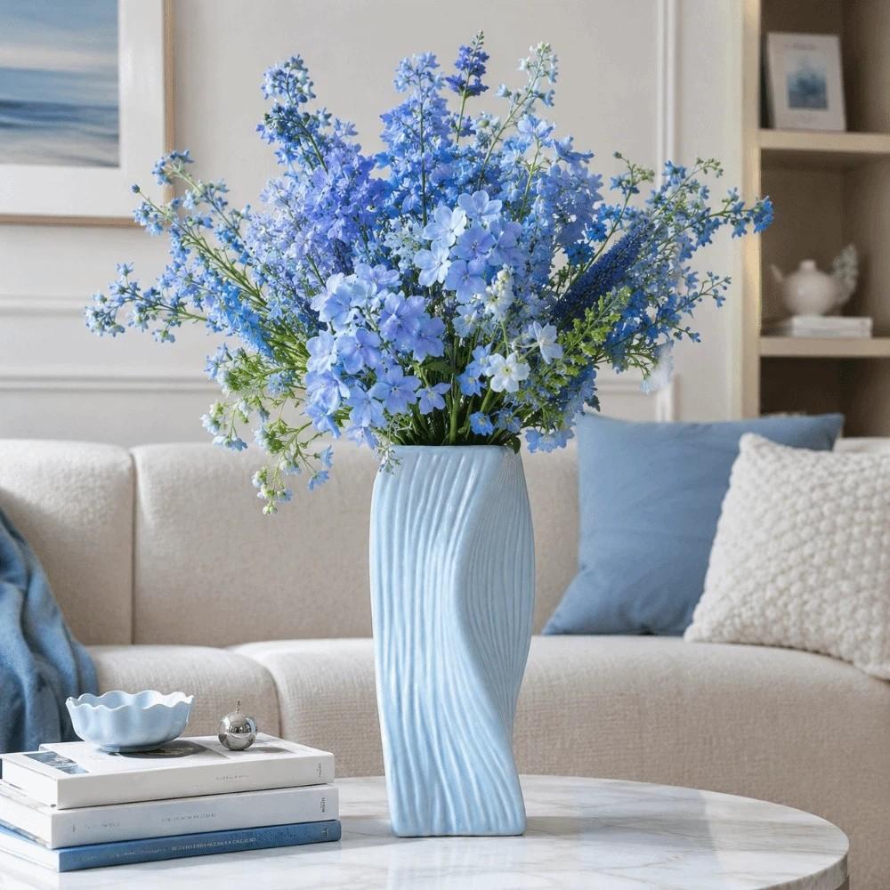 Twisted Design Flower Vase Home Decor Irregular Vases Pots Hydroponic Bottle Desktop Decoration