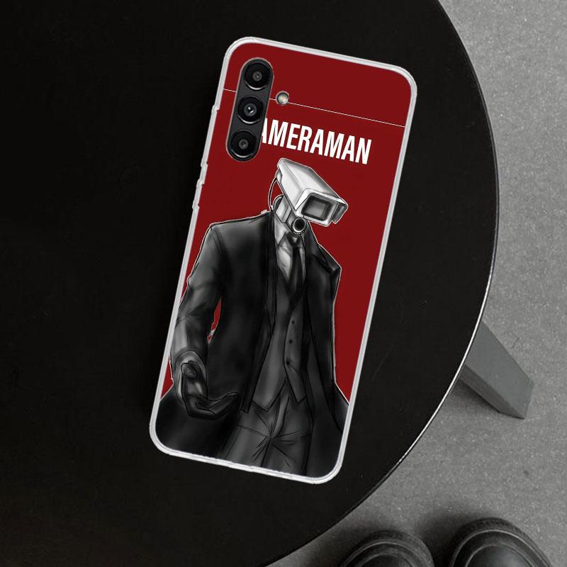 S-Skibidi Toilet Mobile Cell Phone Case Cover for Samsung Galaxy A17 A16 A26 A36 A56 A57 A37 A15 A25 A35 A55 A14 A24 A34 A54 A13