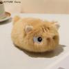 Stuffed Animals Black Cat Plush Keychain Cartoon Round Orange Cat Dolls Pendants Fluffy 16Cm Grey Cat Plush Dolls Baby Gifts
