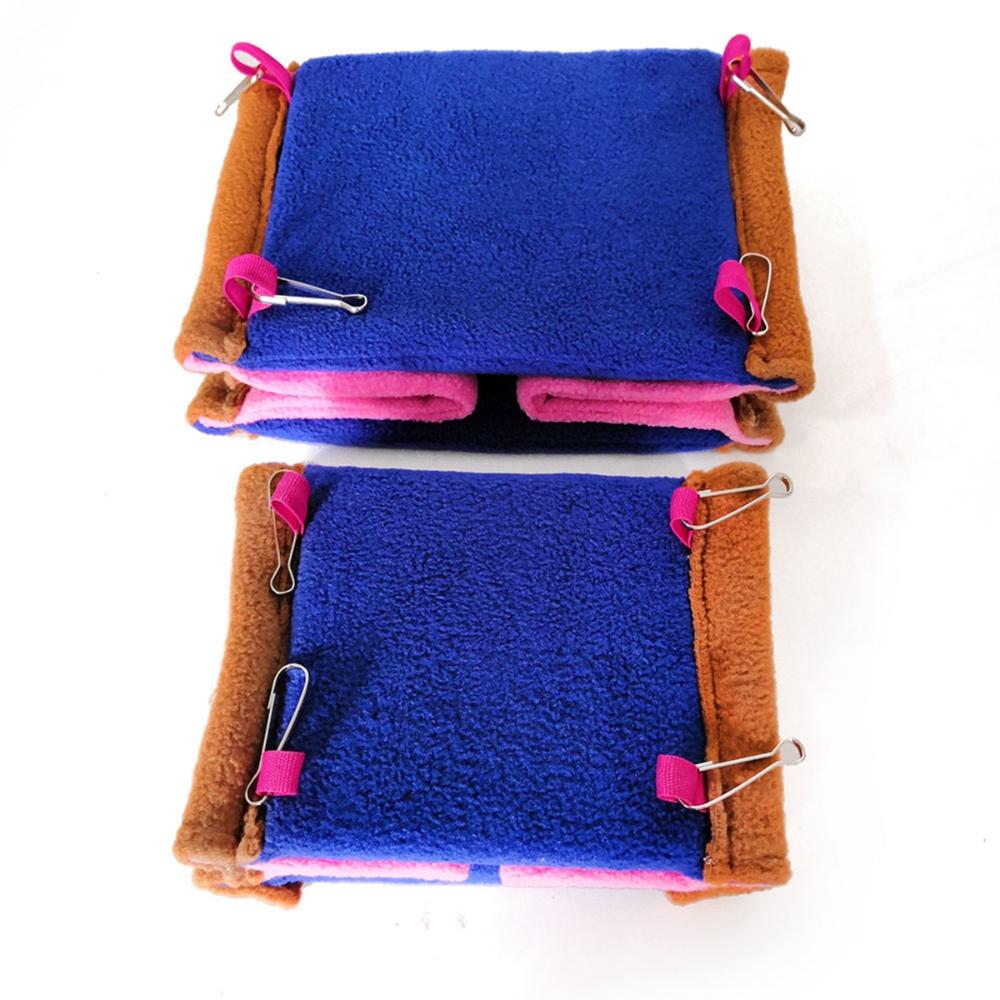 Small Animals Warm Hut Sleeping Hanging Cave Parrot Toy Tent Hammock Bird Bed