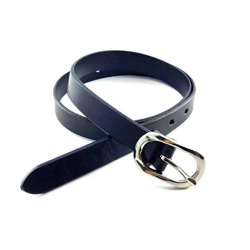 Italian Top Grain Leather Belt - Unisex, Raw Cut, Durable, and Stylish