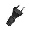 EU 2pin Male Plugs to IEC 320 C5/C7 Adapter Cable EU Power Adaptor Plugs