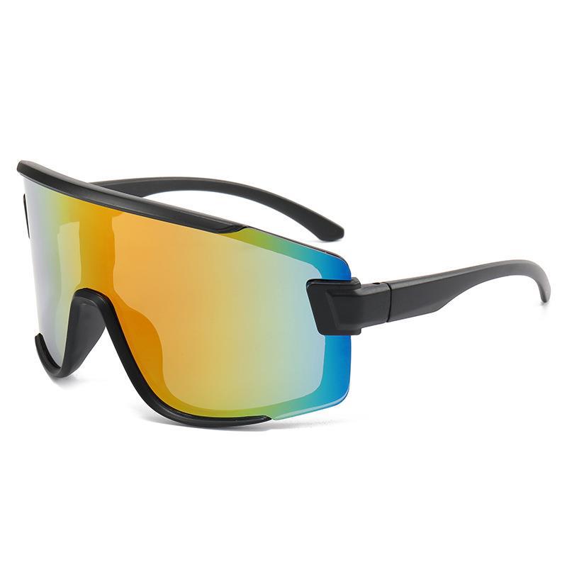 8302 Cross Border New Men's Sunglasses Large Frame Sports Leisure Women's Outdoor Cycling Glasses