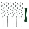 5Pcs Tomato Twist Stake Windproof Plant Support Spiral Tomato Cages Climbing Plant Stake Frame for Potted Plants Tomato Rose Vine