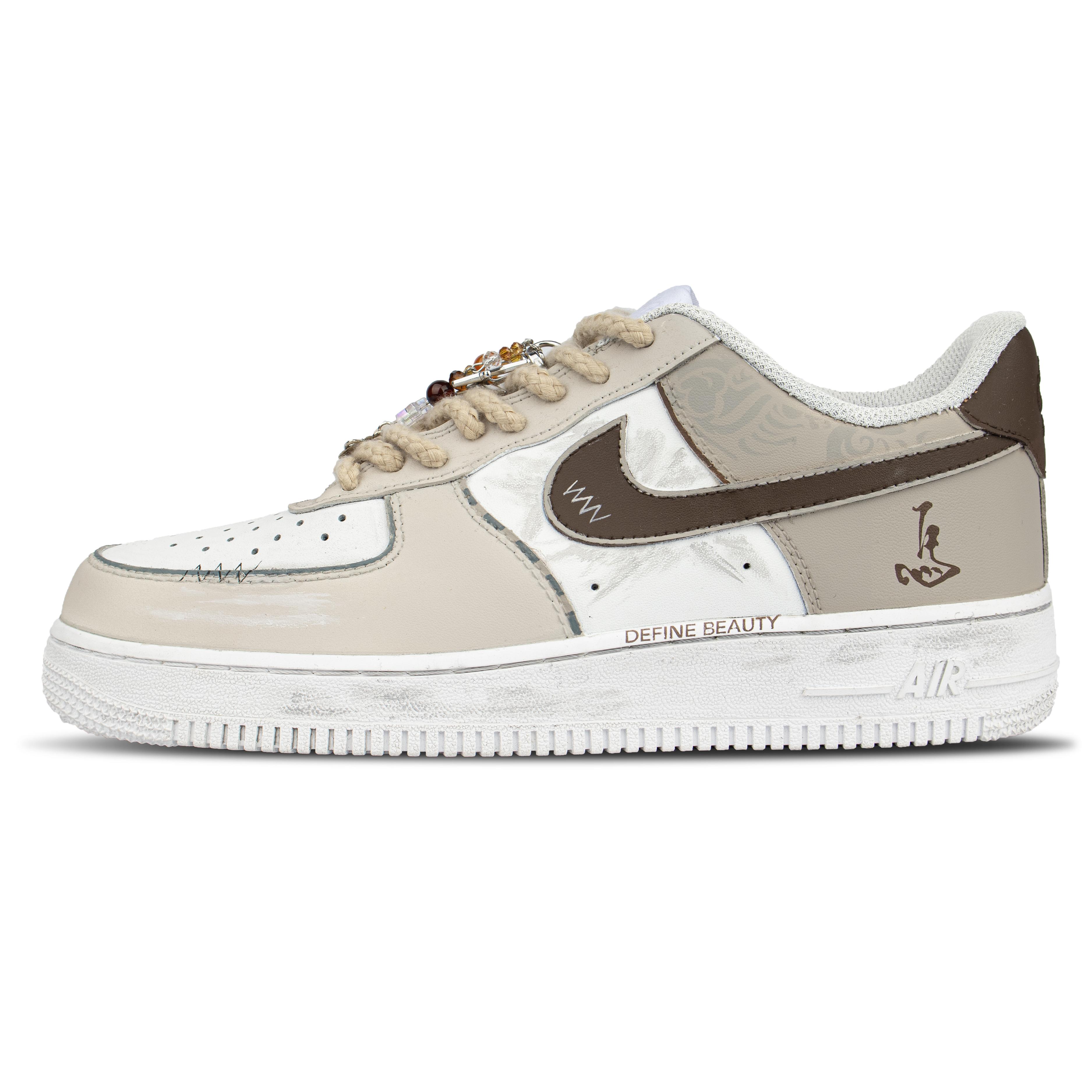 

Nike Air Force 1 Synthetic Leather Fashion Coverage Mid top Skateboard Shoes Unisex White CW2288-111(Team731-) 43