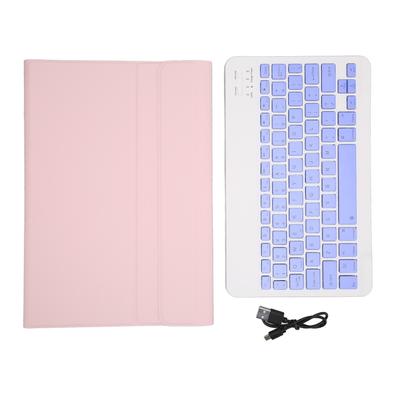 Mini Wireless Keyboard 11 Inch Waterproof Ultrathin Quiet Typing Portable Keyboard with Leather Cover for Pad5 Pro5