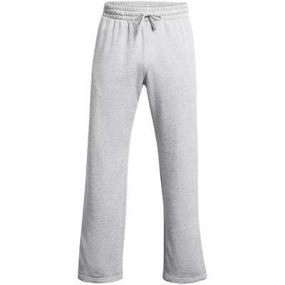 UA Rival Solid Fit Lace-Up Straight Leg Casual Pants Men Bottoms Gray 1379770-011