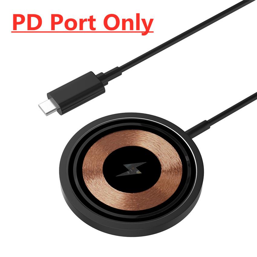 100W Manyetik Kablosuz Şarj Pedi Telefon Şarj Cihazları iPhone 15 14 13 Pro Max Airpods için Taşınabilir Macsafe PD Hızlı Şarj İstasyonu