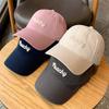 Sweet Peachy Letter Embroidery Baseball Hat For Women Korean Girl Peaked Cap Outdoor Soft Cotton Snapback Sun Visors Hat