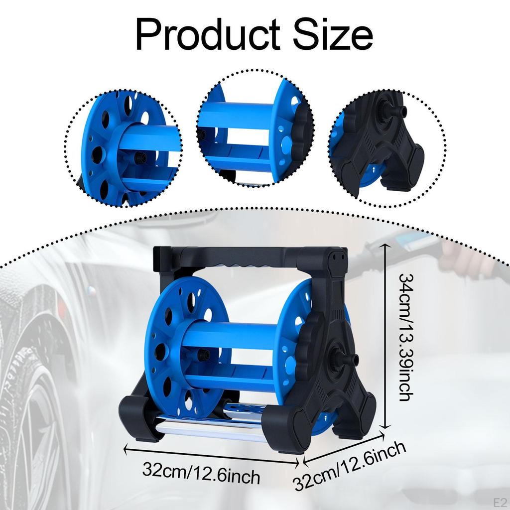 Gartenschlauchwagen Schlauchaufroller Rohrlagergestell Aufwickel Wasserhalter Fassungsvermögen 10-45M für Pflanze