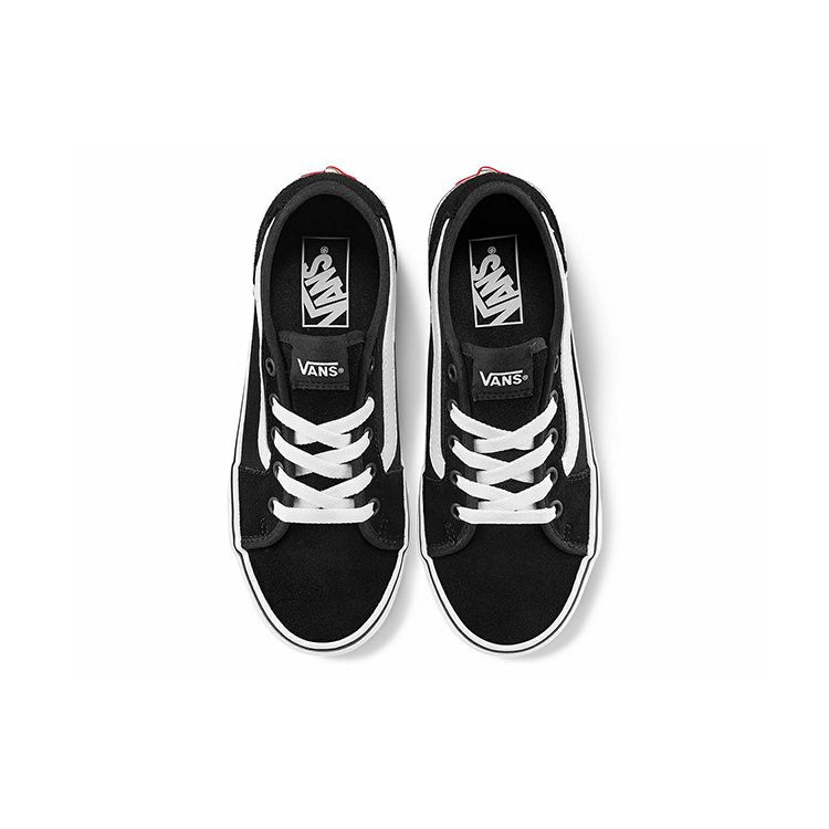 Vans Filmore Protective Simple Casual Low-Top Skate Shoes Women Sneaker Black White VN0A45NMIJU
