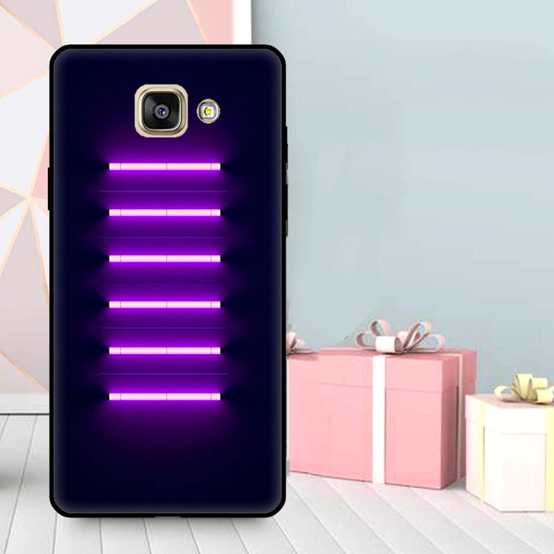 Purple Colour Neon Light Case For Samsung Galaxy J7 J5 J3 2017 J1 A3 A5 2016 A9 A7 A6 A8 J8 2018 J6 J4 Plus Cover