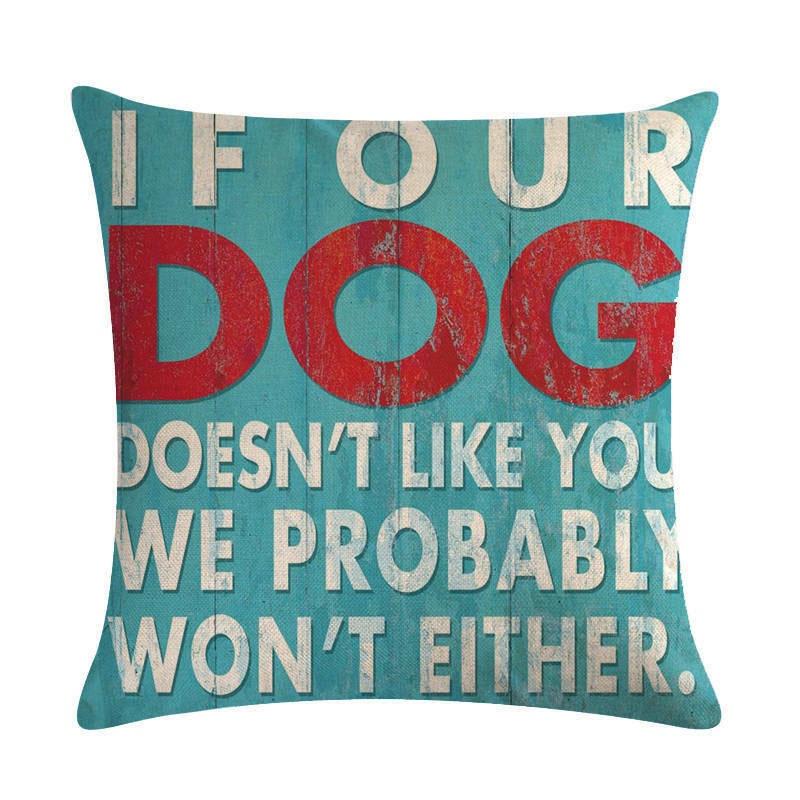 

Elegant Cotton Linen Pillow Case With Invisible Zipper For Sofa Or Car Decor A