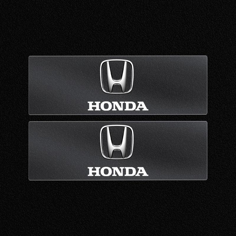 2/5/10Pcs Car Logo Sticker Central Control Decals Car Accessories For Honda Fit Mugen Insight Type S R VTEC DOHC Modulo Vezel Legend RR Si
