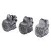 3PCS Flower Pot Decorative Feet Resin Animal Statue Plant Pot Support Feet Planter Riser for