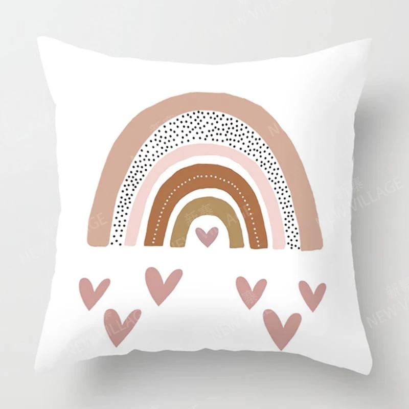 Nordic Fall  Style Home Decor Pillowcase Living Room Sofa Decor Chair Car Bedroom Decorative Pillowcase Soft Throw Cushion Cover