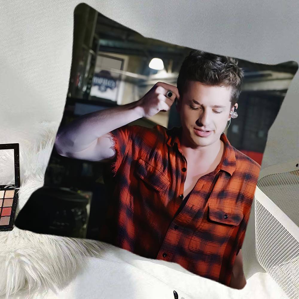Singer Cool CCharlie Puth Pillow Case Square Pillow Bedroom Sofa Leisure Comfort Cushion Car Home Decoration