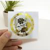 10-Piece Lucky Carp Lotus Metal Sticker Set for Home, Car & Phone Feng Shui Wealth Decor