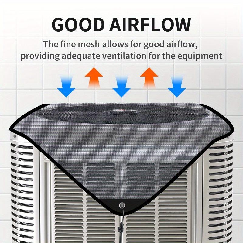 Dustproof Ventilation Resin Mesh Air Conditioner Outdoor Cover - Weather Resistant and Durable Protective Cover