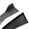 Rear Bumper Lip Splitter   Car Side  Fins Body Lip Spoiler Chin Skirt Protector, Black