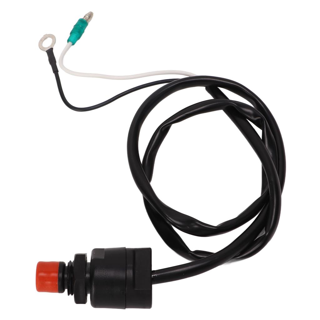 Outboard Engine Flameout Switch 75cm Length High Strength ABS Compact Outboard Safety Stop Switch for T30 T15 6B4 HP